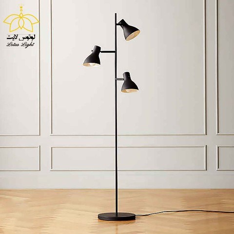  آباژور کنارسالنی فلزی چند شاخه
